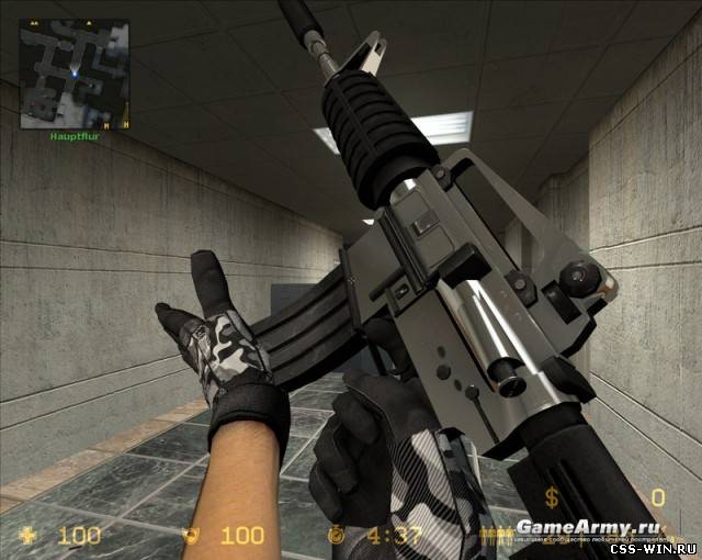 Two Tone Chrome M4a1